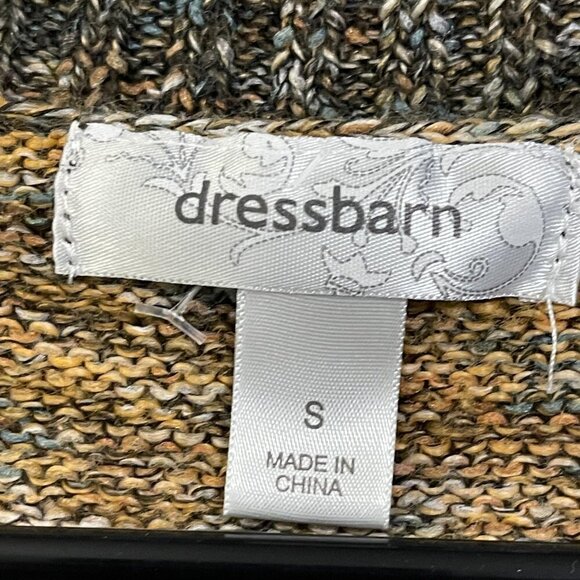 Dressbarn Sweater Women's Small Browns Cardigan Long Sleeve - Picture 5 of 12